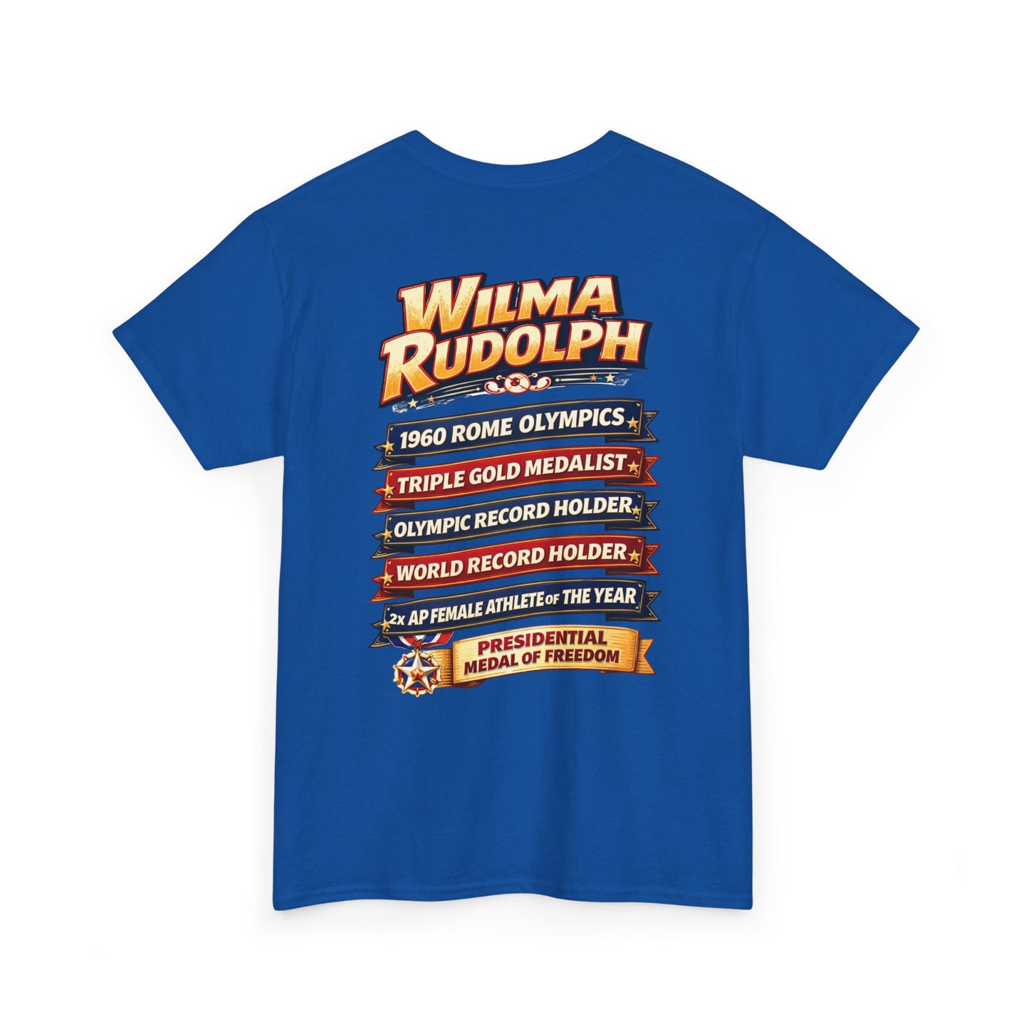 Wilma Rudolph “The Fastest Woman in the World” Graphic Tee – 1960 Rome Triple Gold Olympic Tribute Shirt