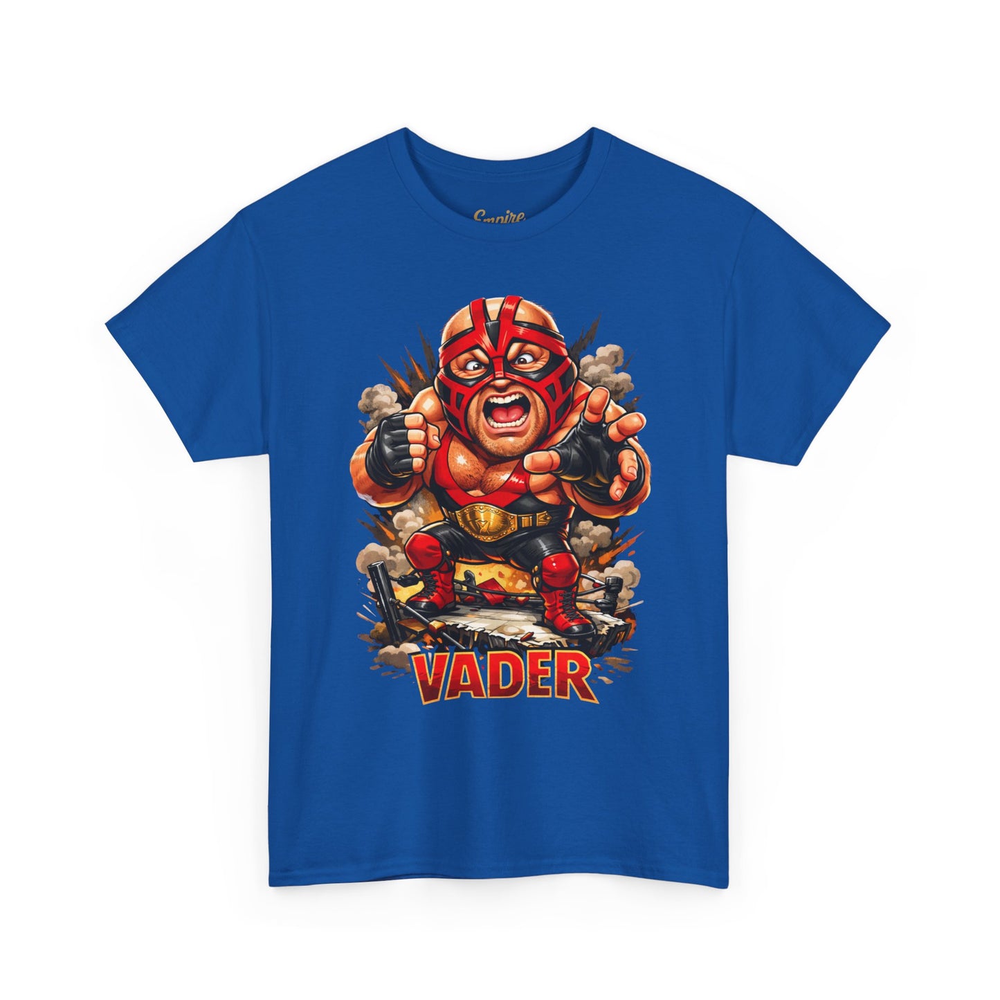 Vader Wrestler Graphic Tee — Retro Cartoon Wrestling T‑Shirt