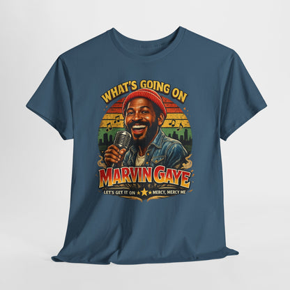 Marvin Gaye Tribute Tee, Vintage Music T-Shirt, Unisex Cotton Tee, Retro Style Shirt, Gift for Music Lovers, Perfect for Concerts