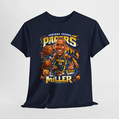 Pacers Miller 3-Point King Basketball T-Shirt