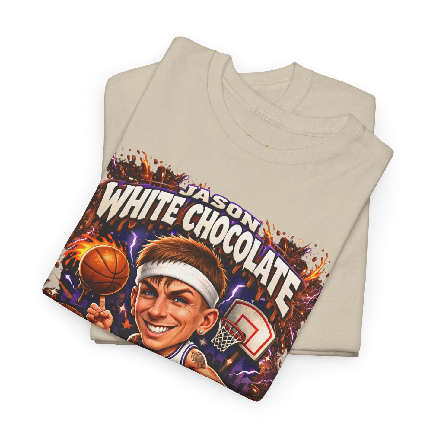 White Chocolate Kings Handle Basketball T-Shirt
