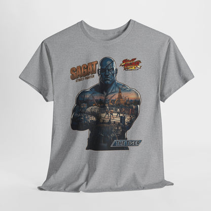 Sagat Street Fighter Graphic Tee – Vintage Fighter Poster T-Shirt