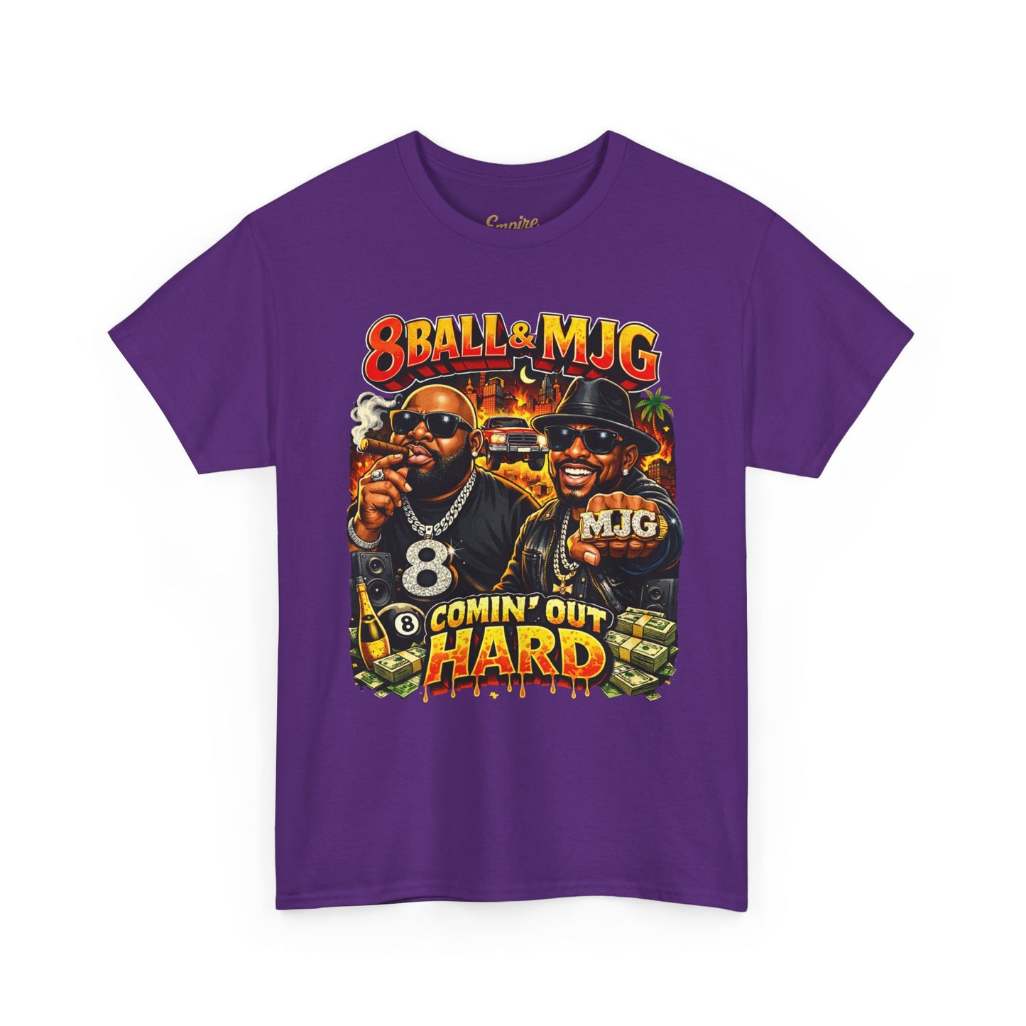 8Ball & MJG 'Comin' Out Hard' Vintage Hip-Hop Graphic Tee
