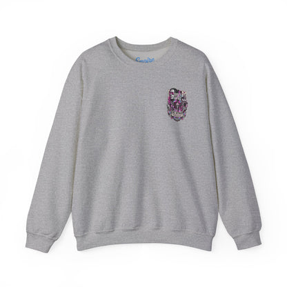 Retro Wrestling Crewneck Sweatshirt – 'The Hitman' Neon Bret Hart Graphic