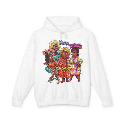 Big Momma & Nem Hooded Sweatshirt — Retro Squad Graphic Hoodie