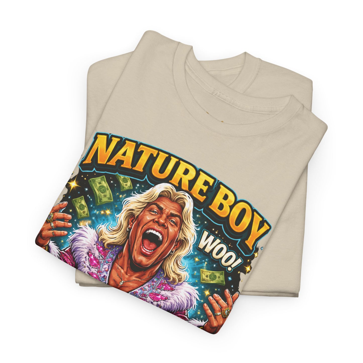 Ric Flair 'Nature Boy' Graphic Tee — Retro Wrestling Fan T-Shirt