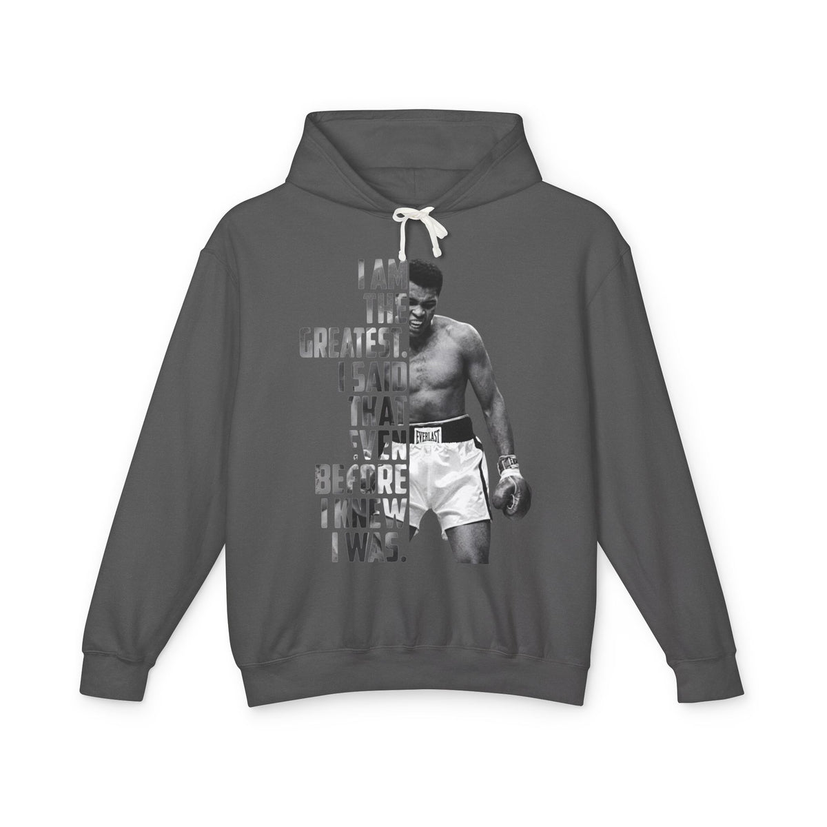 Boxing Champion 'I Am The Greatest' Hoodie - Vintage Boxing Quote Sweatshirt