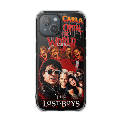 The Lost Boys Clear Magnetic Phone Case – Retro Vampire Movie Collage
