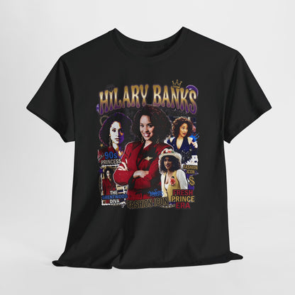 Hilary Banks Collage Tee — Fresh Prince Retro Graphic T‑Shirt
