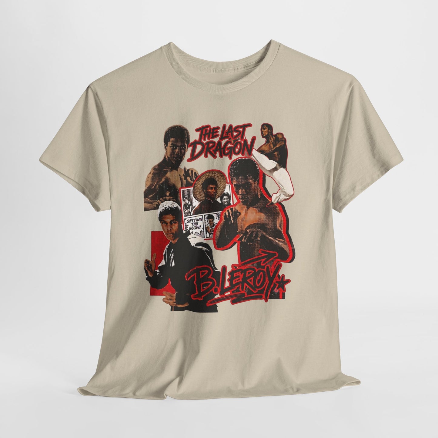 The Last Dragon Collage Tee — Retro Martial Arts Movie Poster T-Shirt