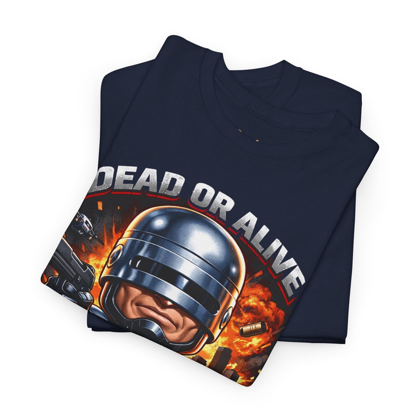 Robocop Graphic Tee — Retro Action Movie Shirt ("Your Move Creep")