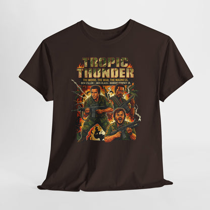 'Tropic Thunder' Action Movie Poster Tee