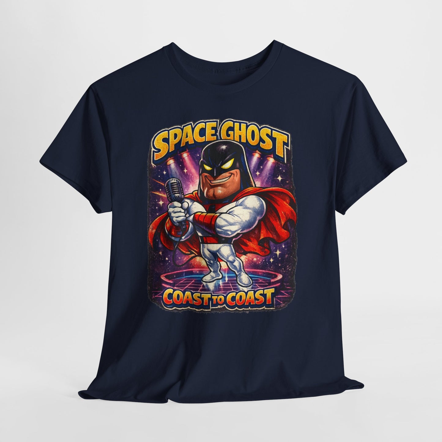 Space Ghost Graphic Tee — "Space Ghost Coast to Coast" Retro Cartoon T-Shirt