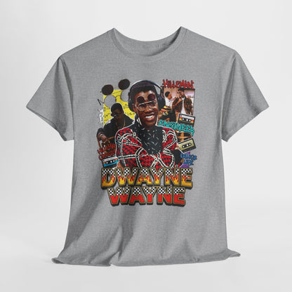 Retro A Different World Collage Graphic Tee — Dwayne Wayne Tribute Design
