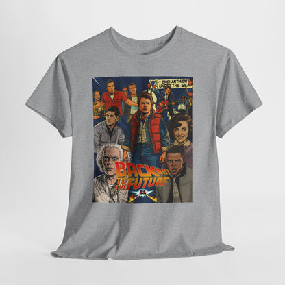Retro Movie Graphic Tee, Nostalgic Unisex T-Shirt, Perfect for Back to the Future Fans, Casual Wear, Gift for Movie Lovers, Vintage Style