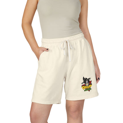 Lightweight Fleece Sweat Shorts with Vintage Surf Logo