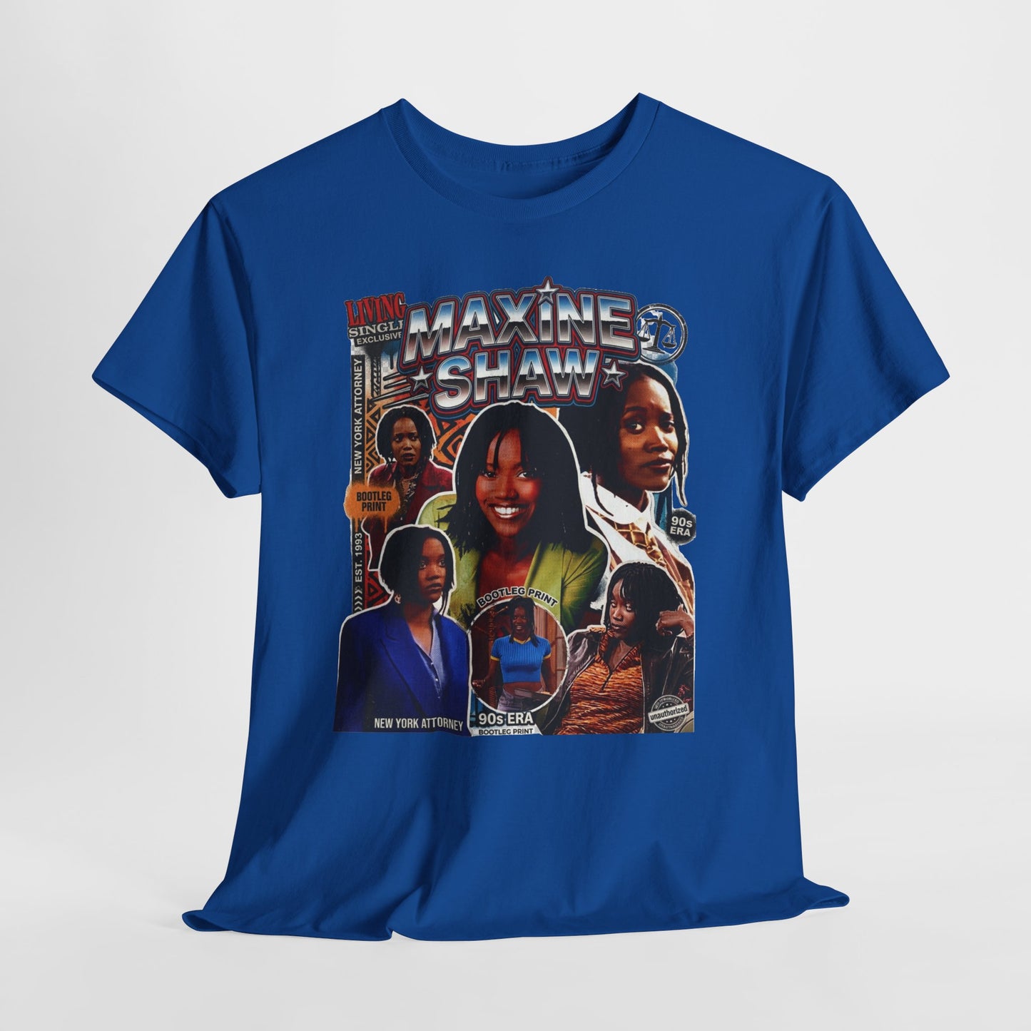 Maxine Shaw Retro Collage T‑Shirt — Vintage 90s TV Sitcom Graphic Tee
