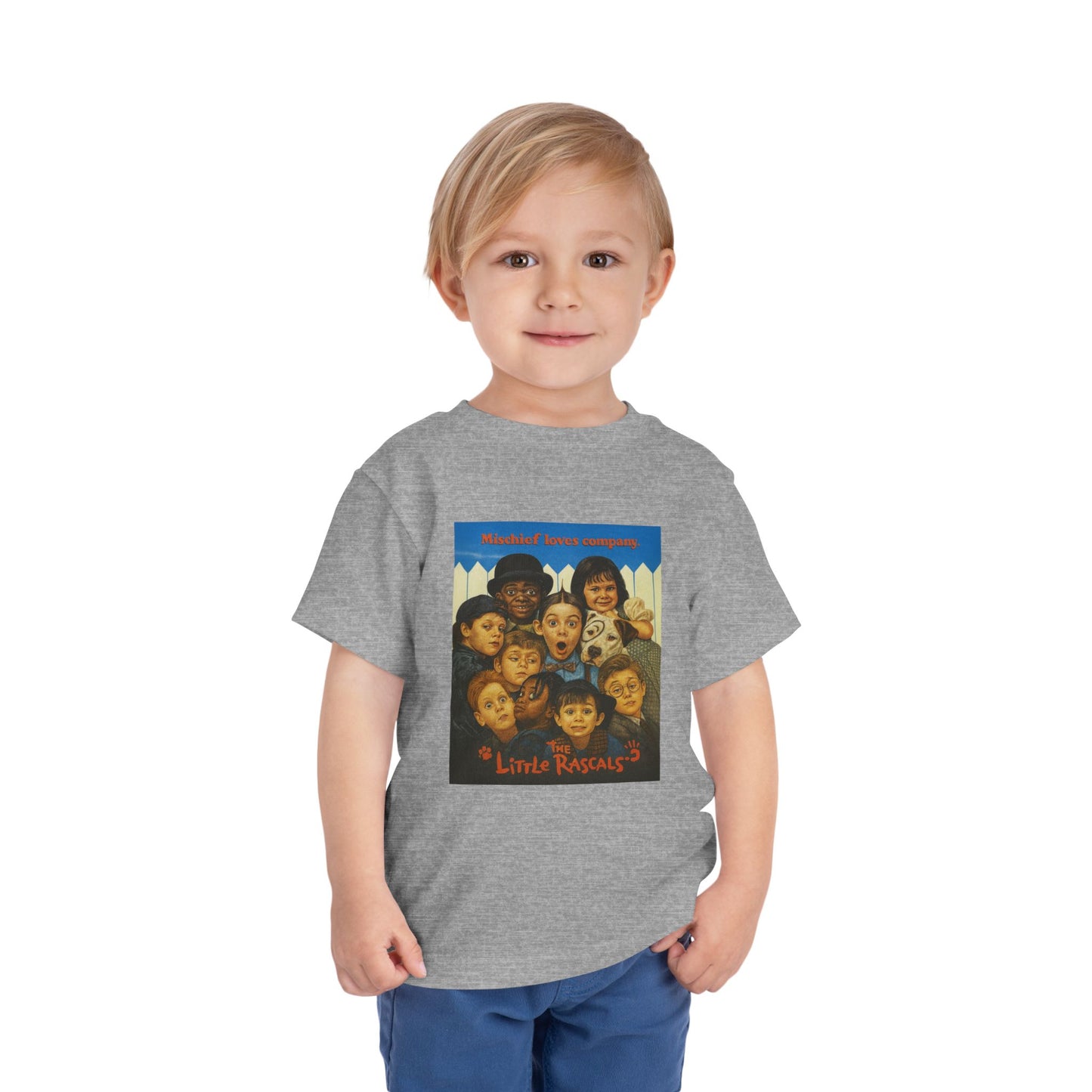 Vintage Little Rascals Toddler Tee, Cute Kids T-Shirt, Fun Playwear for Toddlers, Cartoon Character Shirt, Perfect Gift for Birthdays