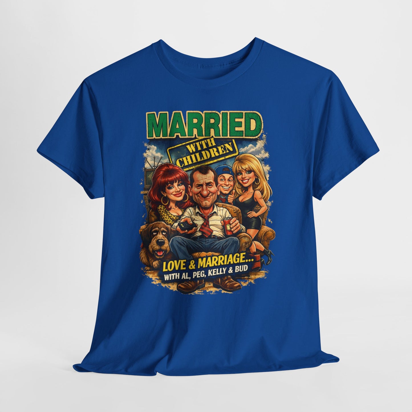 Married with Children Retro TV Tee — Vintage Sitcom Graphic Shirt