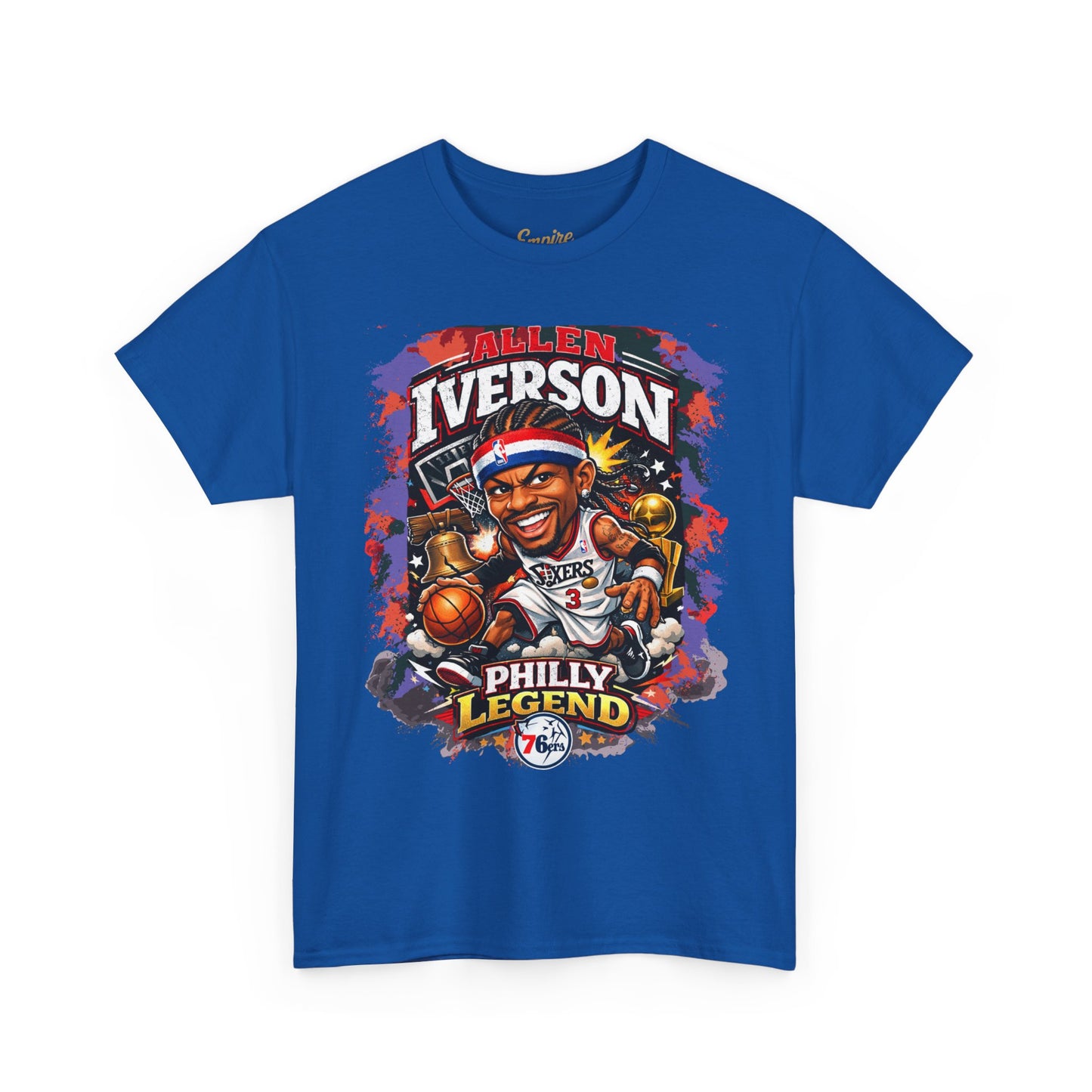Philly Legend Basketball Tee — Iverson Retro Graphic Shirt
