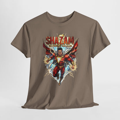 Shazam Lightning Hero T‑Shirt - Retro Comic Superhero Tee