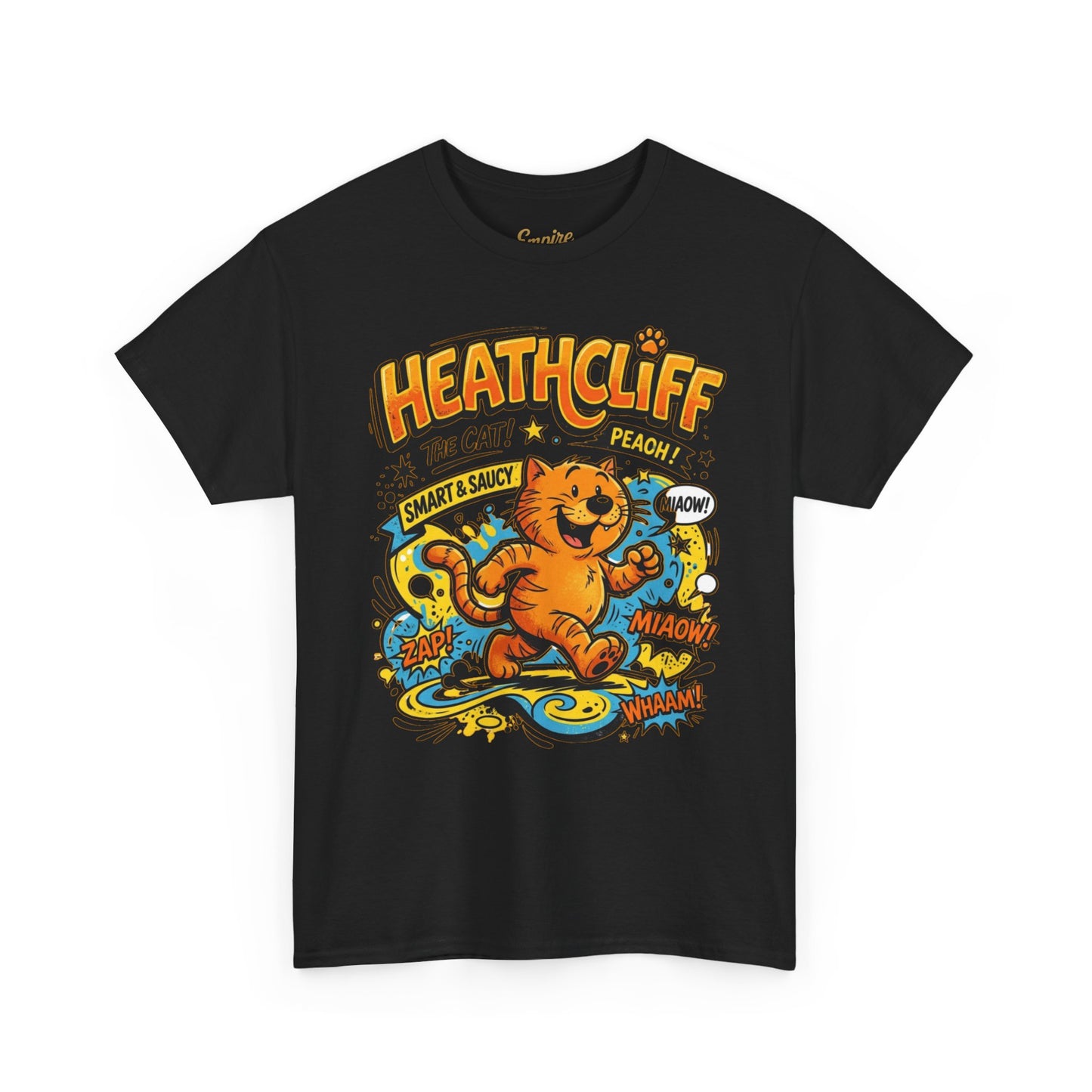 Heathcliff Retro Cat T-Shirt — Vintage Cartoon Graphic Tee