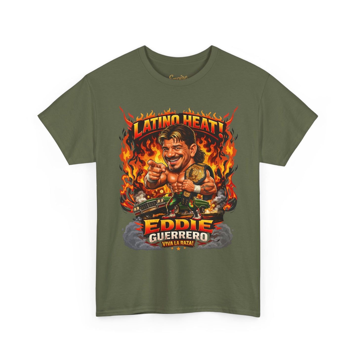 Eddie Guerrero 'Latino Heat' Graphic Tee - Wrestling Tribute Shirt