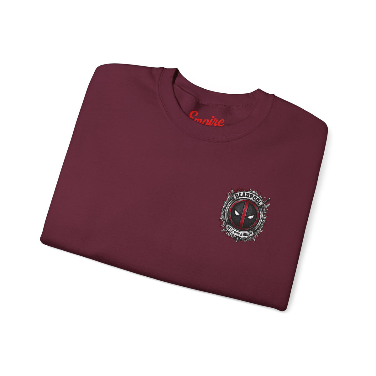 Deadpool Graphic Sweatshirt – Comic Superhero Crewneck