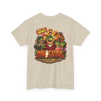 Dinosaurs Family Graphic Tee — 'Not the Mama' Retro Dino T-Shirt