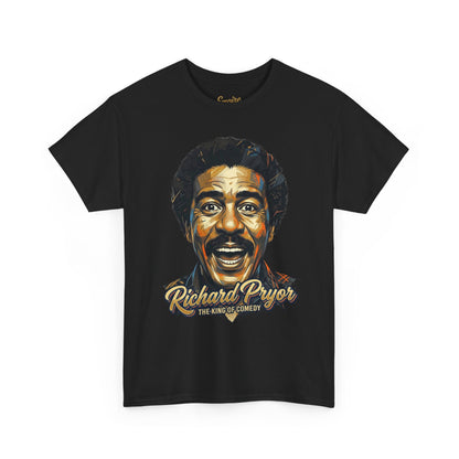 Retro Comedian Portrait Tee — 'Richard Pryor' Graphic T‑Shirt