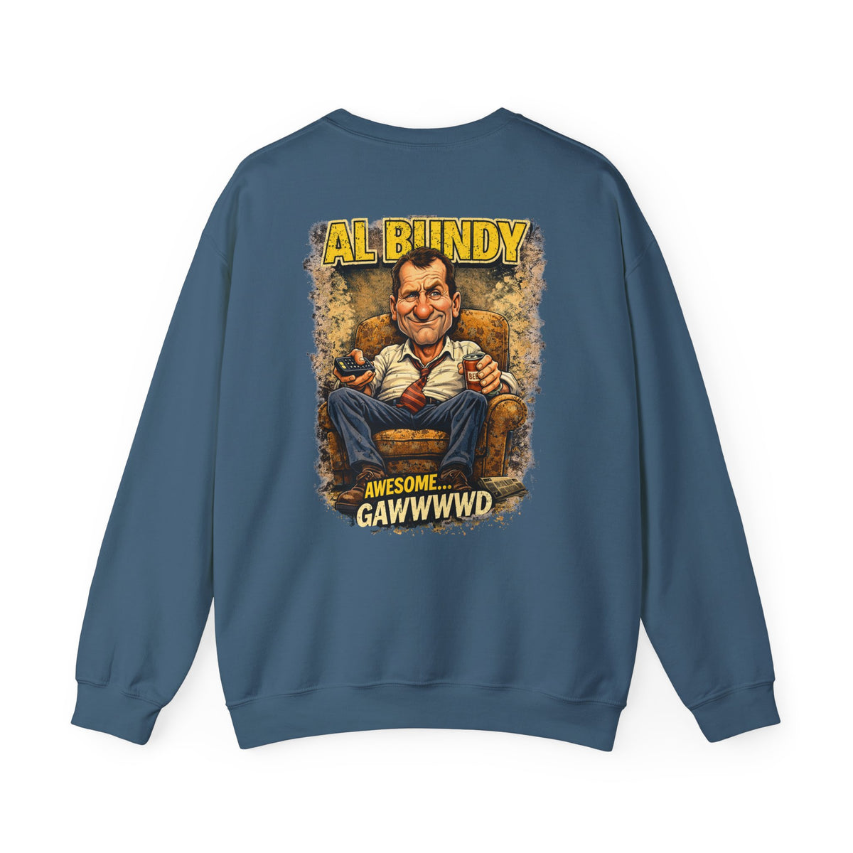 Al Bundy 'Married... Awesome Gawwwwd' Crewneck Sweatshirt