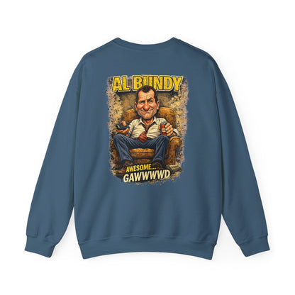 Al Bundy 'Married... Awesome Gawwwwd' Crewneck Sweatshirt