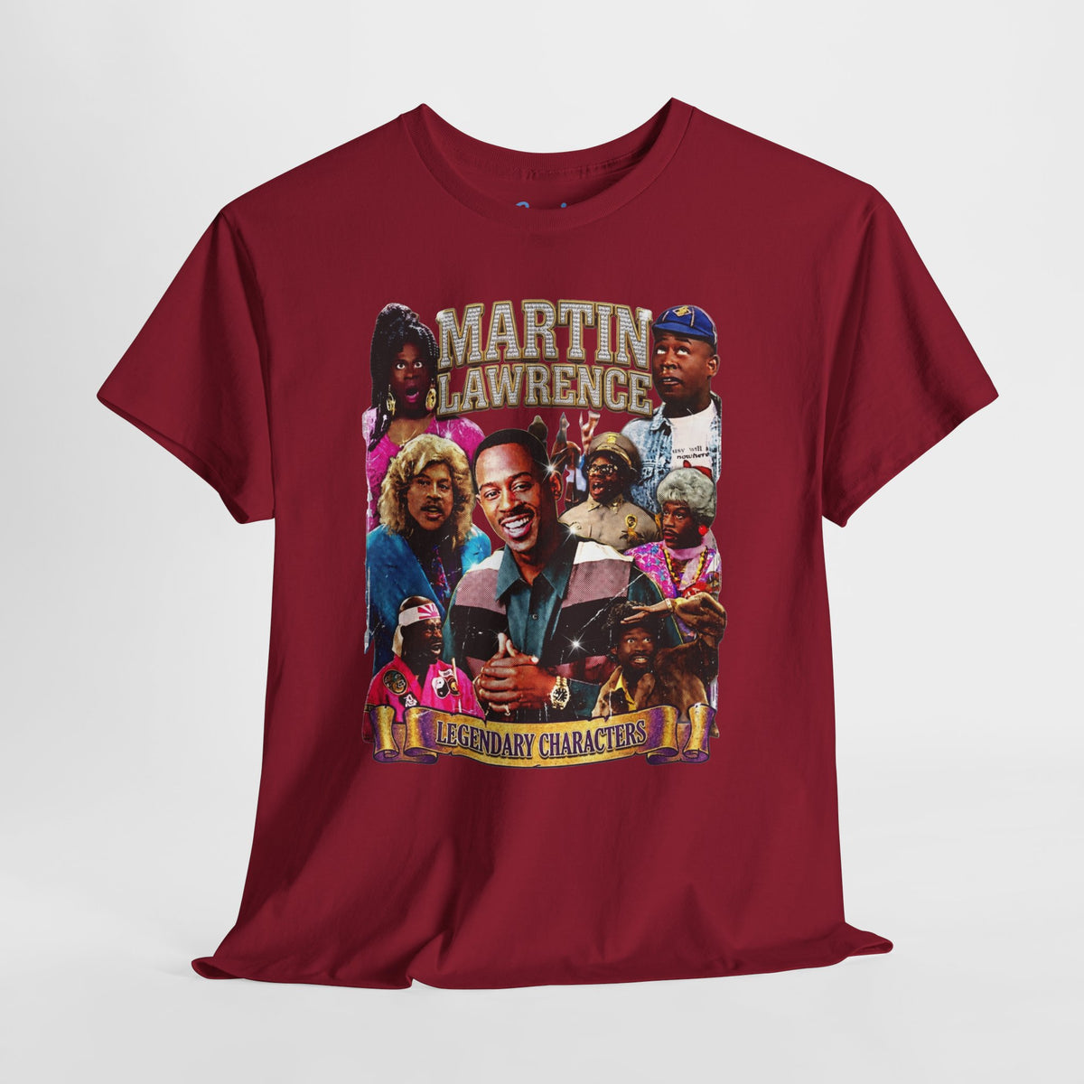 90s Nostalgia Martin Lawrence Multi-Character Tribute T-Shirt