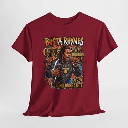Busta Rhymes Retro Concert Graphic Tee — Flipmode Squad Dragon Conglomerate Design