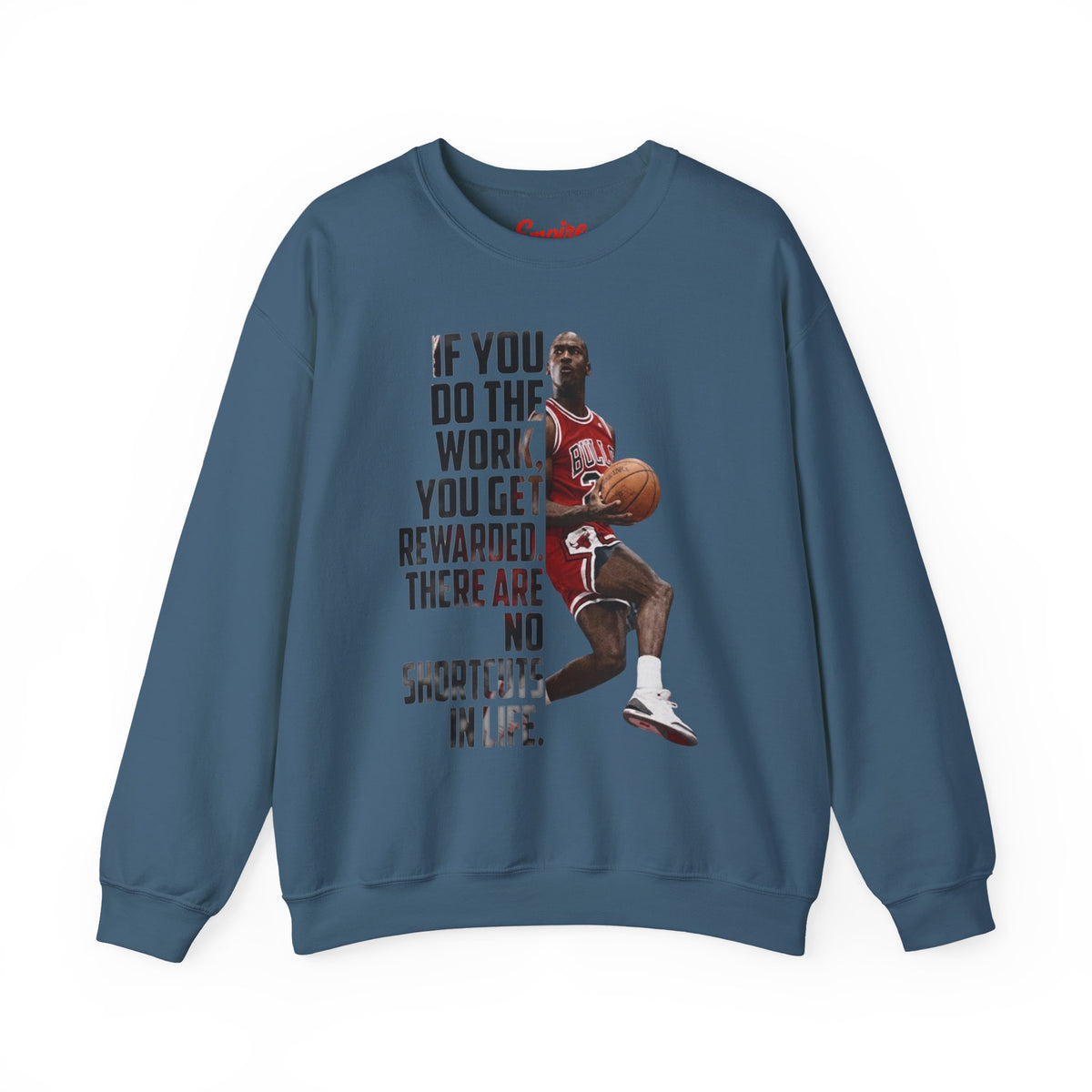 Motivational Basketball Quote Crewneck Sweatshirt