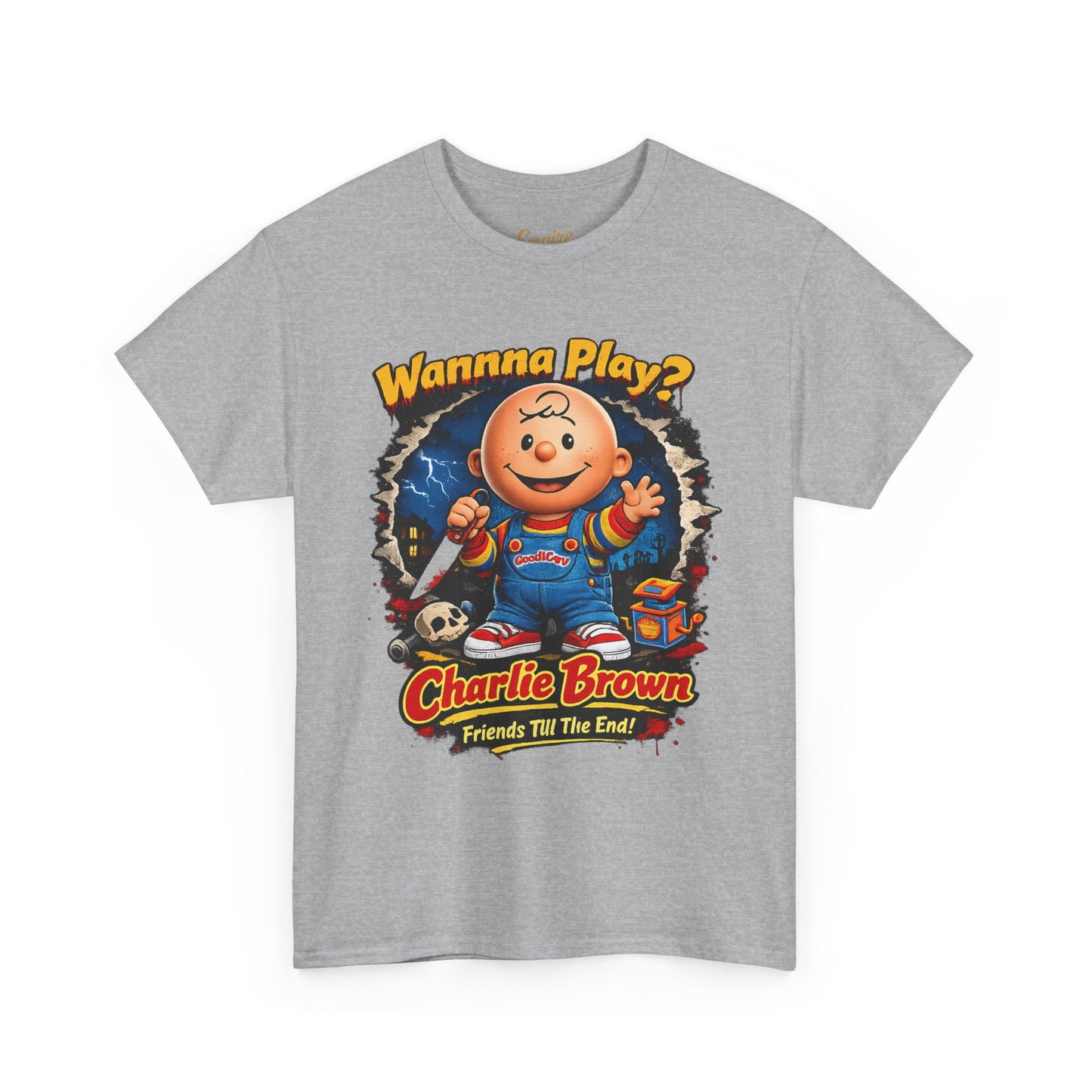 Charlie Brown "Wanna Play?" Graphic Tee