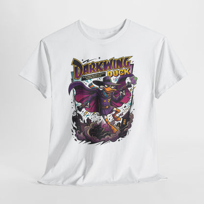 Darkwing Duck Graphic Tee — Retro Cartoon Superhero Shirt