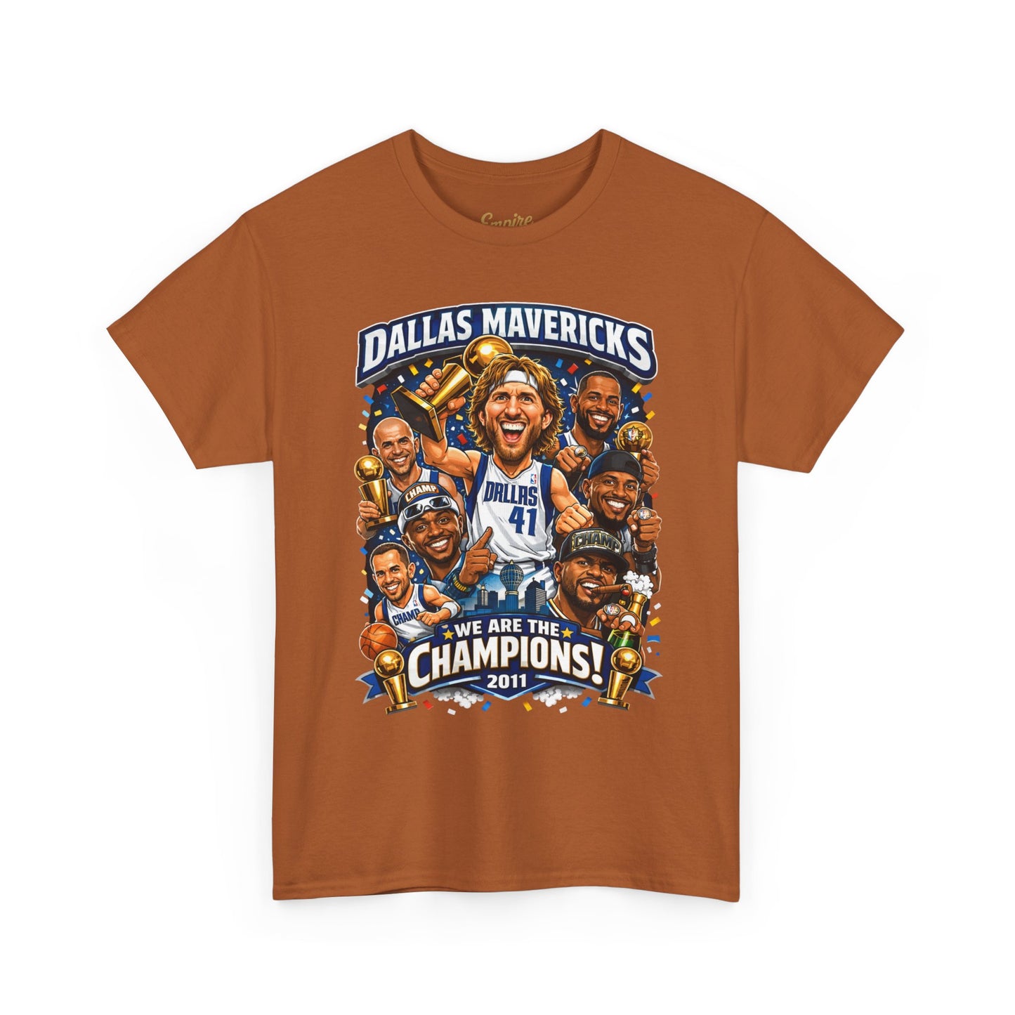 Dallas Mavericks Champions Tee – “We Are The Champions” Basketball Fan Shirt