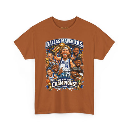 Dallas Mavericks Champions Tee – “We Are The Champions” Basketball Fan Shirt