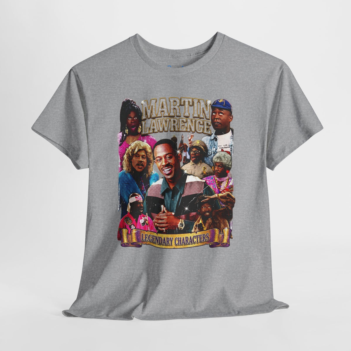 90s Nostalgia Martin Lawrence Multi-Character Tribute T-Shirt