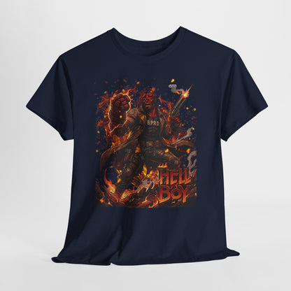 Hellboy Graphic Tee — Vintage Comic Illustration T-Shirt