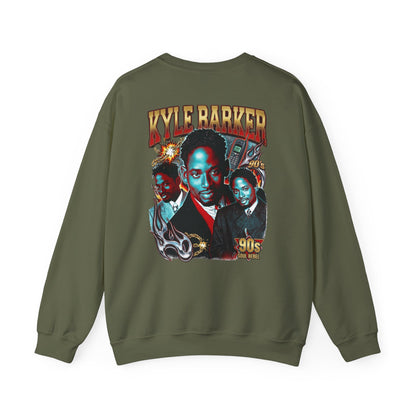Crewneck Sweatshirt — 'Kyle Barker 90s' Vintage TV Sitcom Tribute Graphic