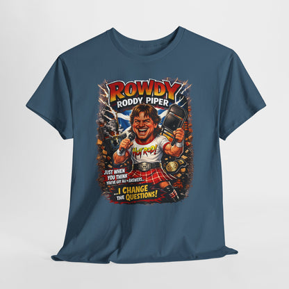 Rowdy Roddy Piper T-Shirt — Retro Wrestling Graphic Tee