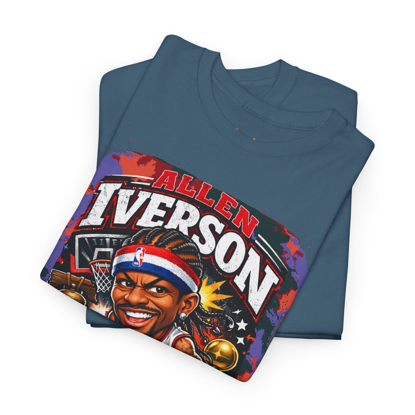 Philly Legend Basketball Tee — Iverson Retro Graphic Shirt