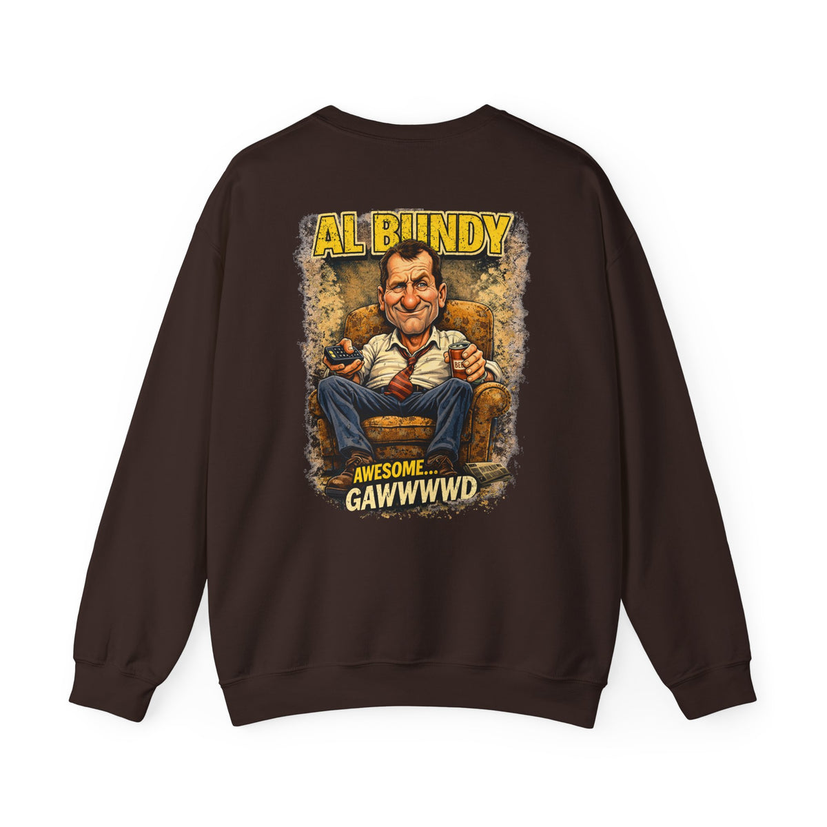 Al Bundy 'Married... Awesome Gawwwwd' Crewneck Sweatshirt