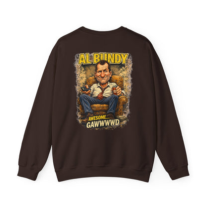 Al Bundy 'Married... Awesome Gawwwwd' Crewneck Sweatshirt