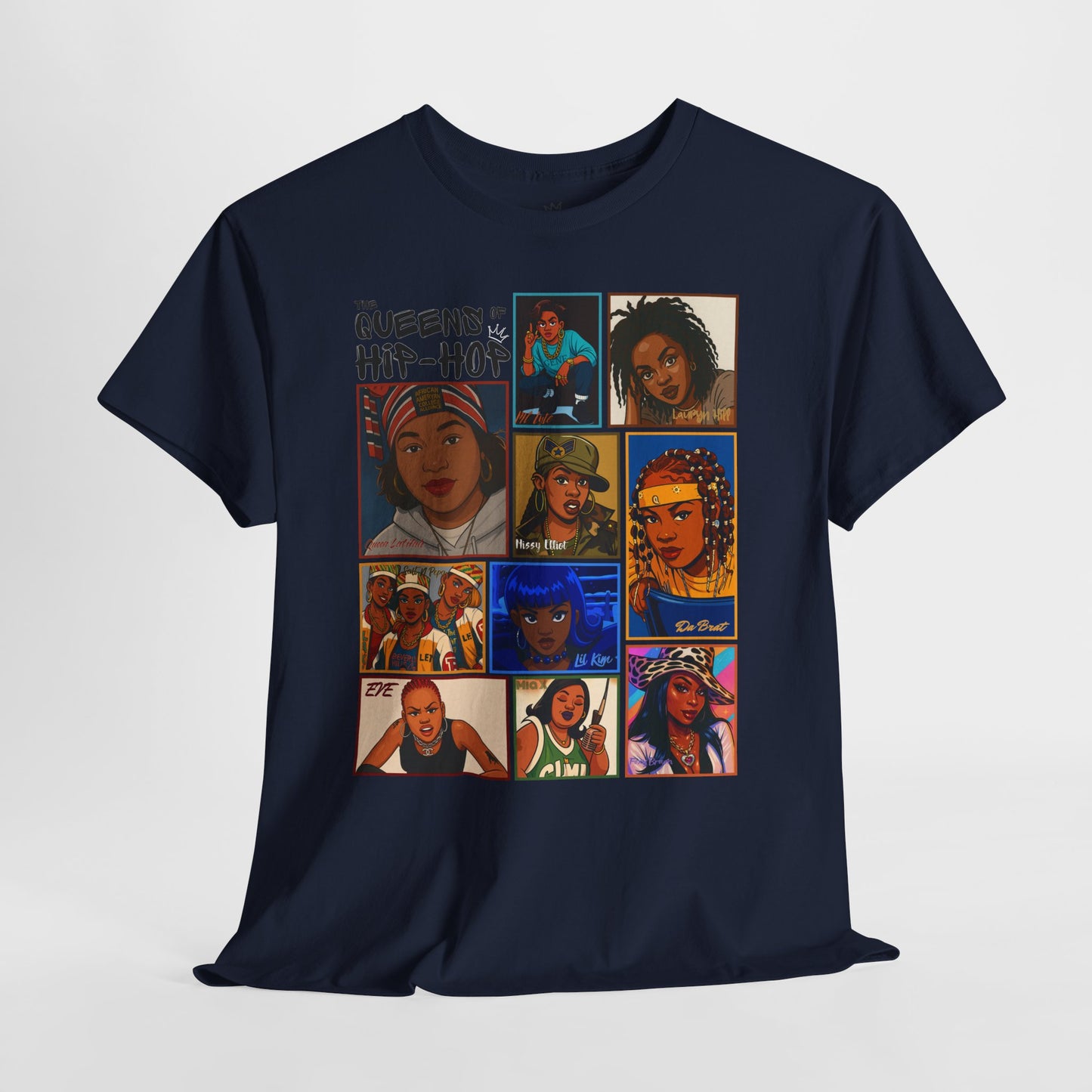 Hip-Hop Queens Tee, Unisex Cotton T-Shirt, Statement Shirt, Music Lover Gift, Casual Everyday Wear, Trendy Graphic Tee