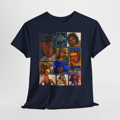 Hip-Hop Queens Tee, Unisex Cotton T-Shirt, Statement Shirt, Music Lover Gift, Casual Everyday Wear, Trendy Graphic Tee