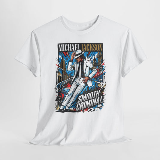 MJ "Smooth Criminal" Graphic Tee - Retro Pop Art Music T-Shirt