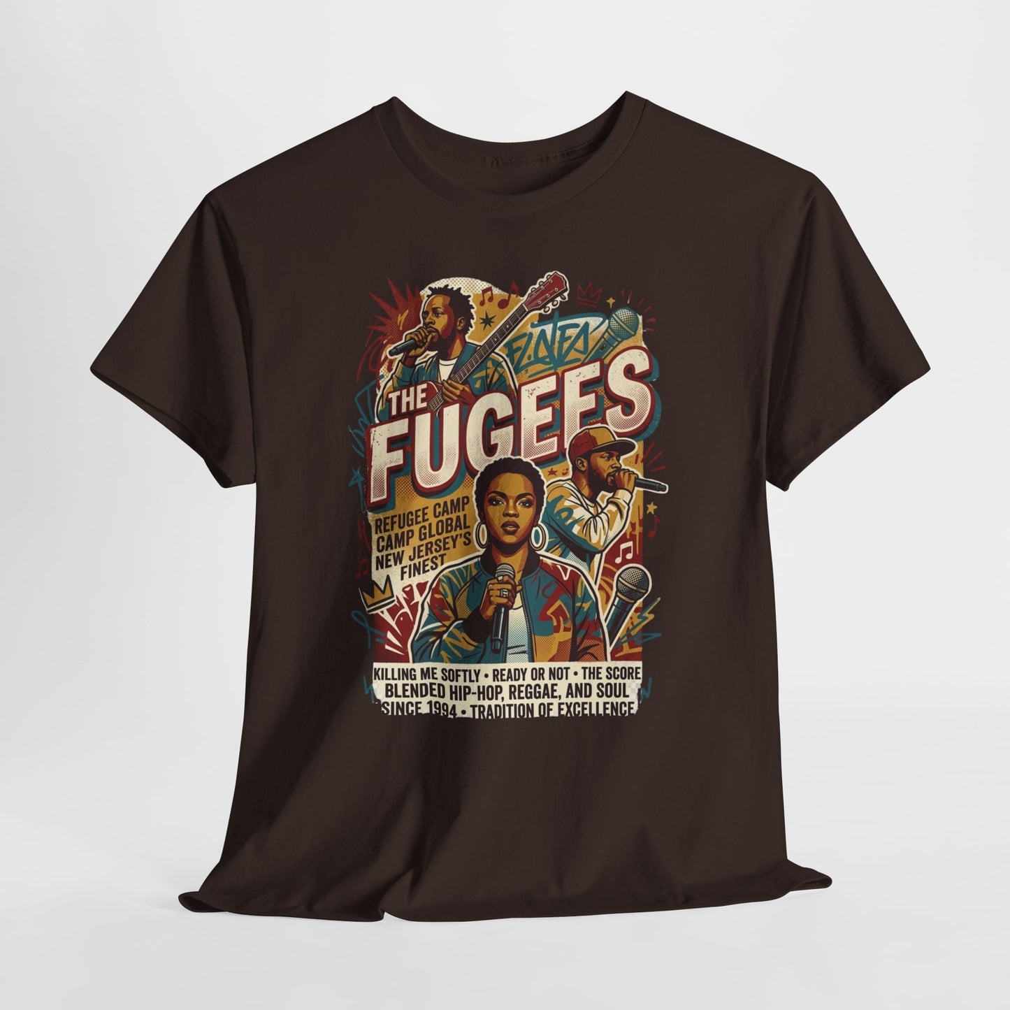 The Fugees Retro Graphic Tee – Vintage Hip Hop Concert Poster T-Shirt